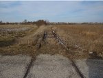 Cissna Park, IL, C&EI Railroad Track looking West
